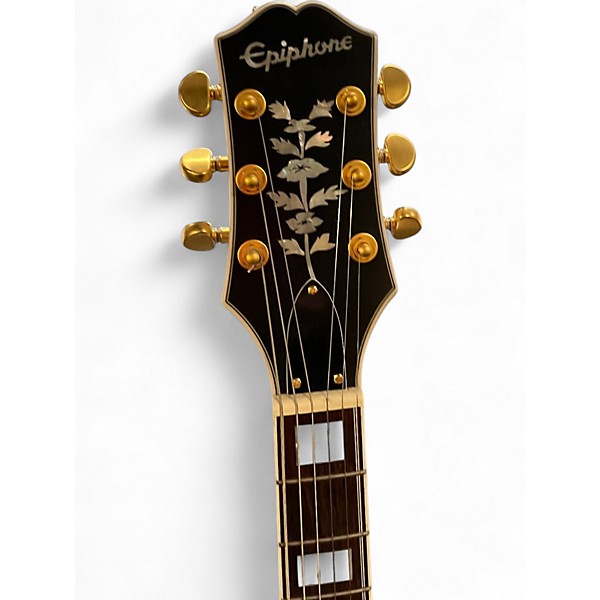 Used Epiphone EMILY WOLFE SHERATON WHITE Hollow Body Electric Guitar