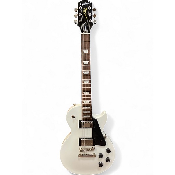 Used Epiphone Les Paul Studio Alpine White Solid Body Electric Guitar,Specials : American Fashion Style Bags On Sale
