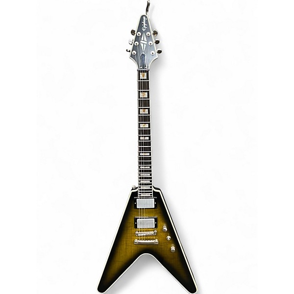 Used Epiphone flying v prophecy yellow tiger Solid Body Electric Guitar,New Products : American Fashion Style Bags On Sale