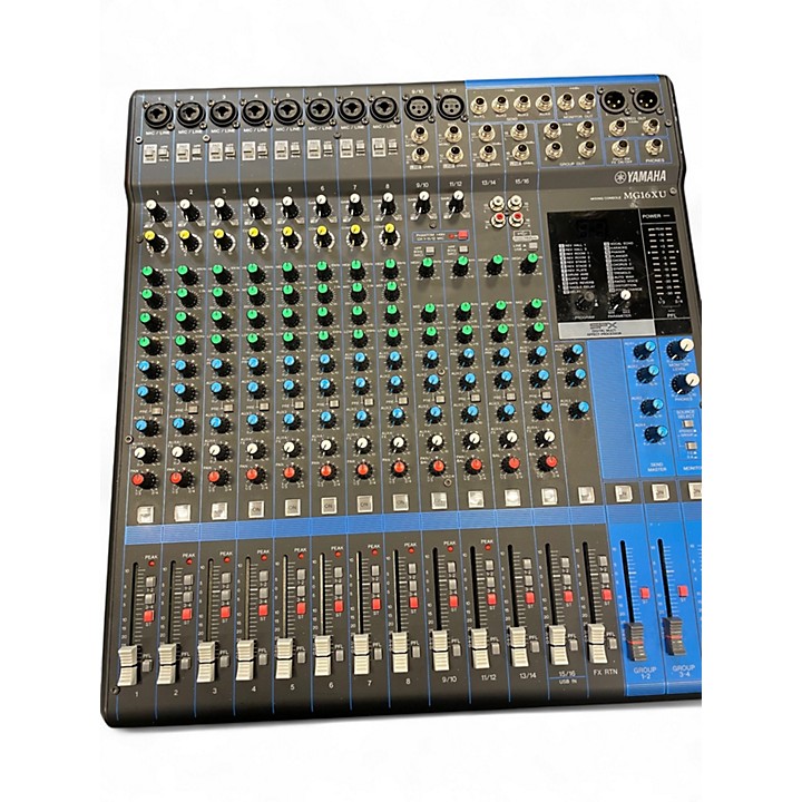 【美品】YAMAHA MG16XU MG16XU 16-Channel Mixer with USB and Effects - Yamaha USA