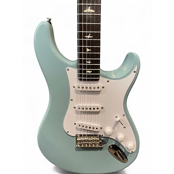 Used PRS SE Silver Sky STONE BLUE Solid Body Electric Guitar