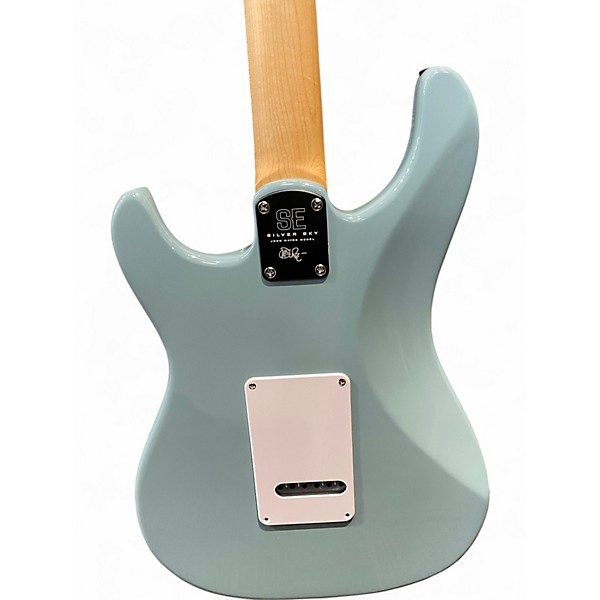 Used PRS SE Silver Sky STONE BLUE Solid Body Electric Guitar