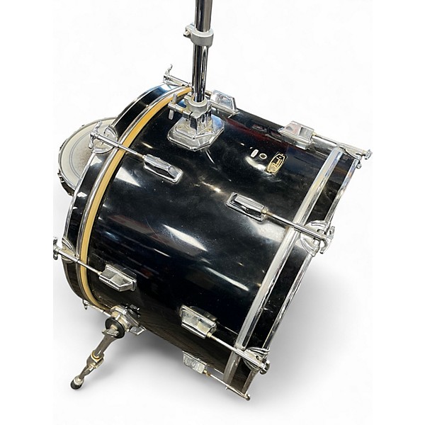 Used Pearl 5 Piece Export Black Drum Kit