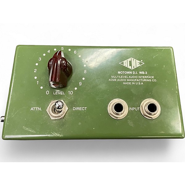 Used Acme Motown D.I. WB-3 Bass Effect Pedal,New Products : American Fashion Style Bags On Sale