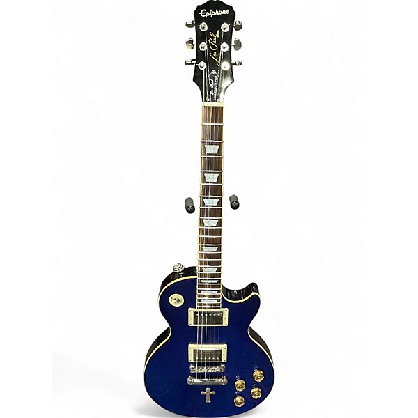 Used Epiphone Les Paul 1060 Tribute Plus Blue Solid Body Electric Guitar