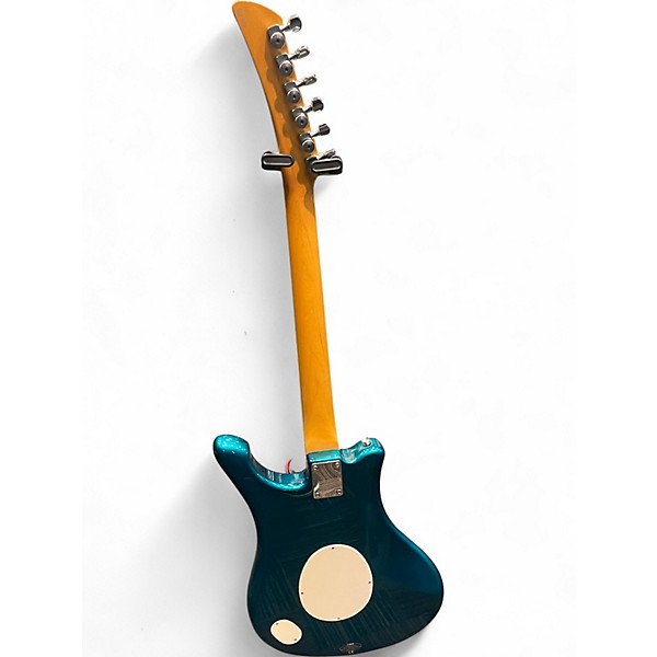 Used 2000 Yamaha SCG-800 Blue Sparkle Solid Body Electric Guitar