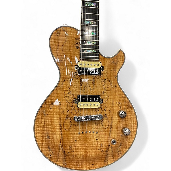 Used Michael Kelly Patriot LTD Spalted Maple Natural Solid Body Electric Guitar