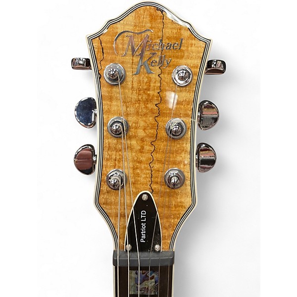 Used Michael Kelly Patriot LTD Spalted Maple Natural Solid Body Electric Guitar