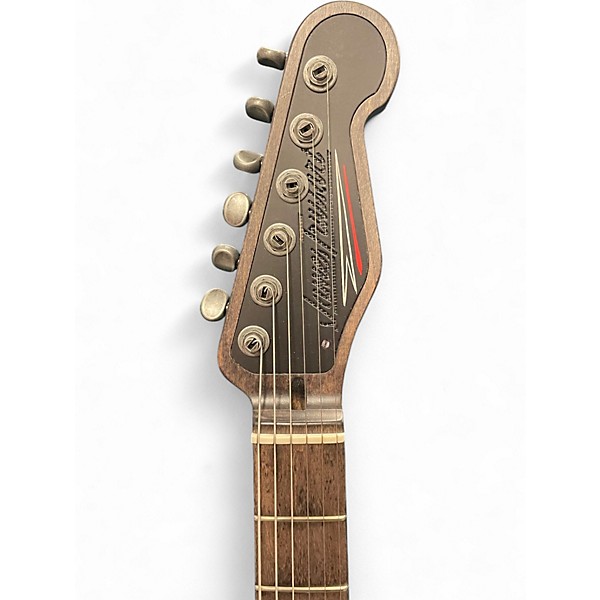 Used 2024 James Trussart Steelcaster Perforated/Pinstripe Black and Silver Solid Body Electric Guitar