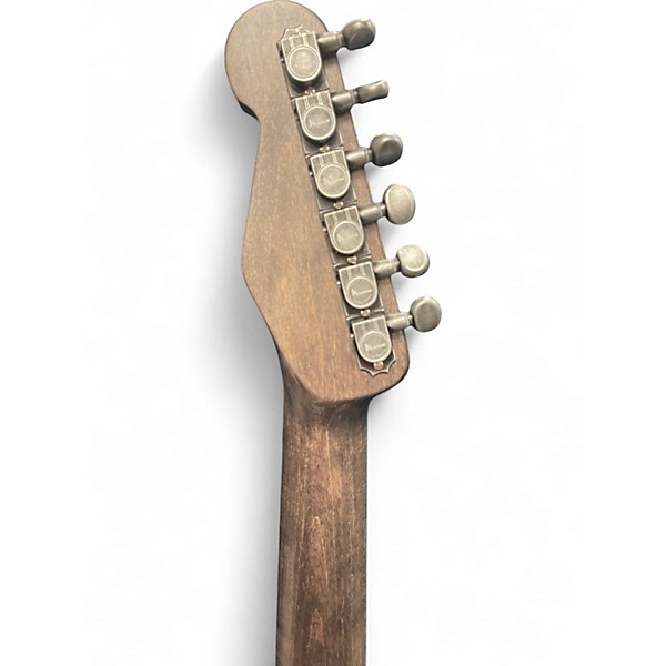 Used 2024 James Trussart Steelcaster Perforated/Pinstripe Black and Silver Solid Body Electric Guitar