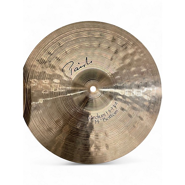 Used Paiste 14in Medium Hi Hat Pair Cymbal