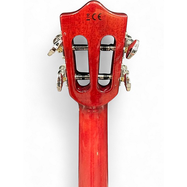 Used Lanikai QM CET TRANSPARENT RED Ukulele
