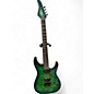 Used Schecter Guitar Research CR-6 GREEN BURST Solid Body Electric Guitar