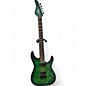 Used Schecter Guitar Research CR-6 GREEN BURST Solid Body Electric Guitar
