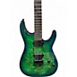 Used Schecter Guitar Research CR-6 GREEN BURST Solid Body Electric Guitar