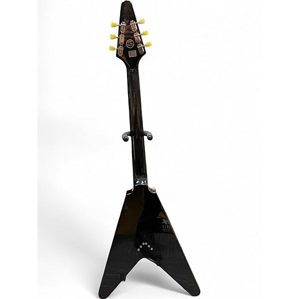Used Epiphone FLYING V 1958 REISSUE Black Solid Body Electric Guitar