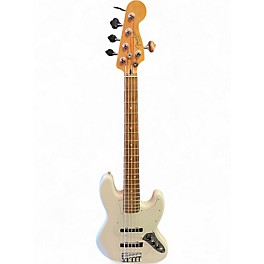 Used Fender Player Jazz Bass V Polar White Electric Bass Guitar