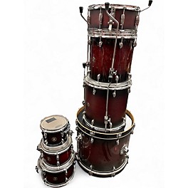 Used Gretsch Drums 7 Piece Catalina Mix Red  Drum Kit