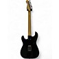 Used 2002 Fender floyd rose stratocaster Black and White Solid Body Electric Guitar