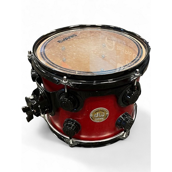Used DW 4 Piece Collector's Series Maple Red Drum Kit