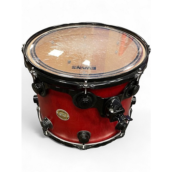 Used DW 4 Piece Collector's Series Maple Red Drum Kit