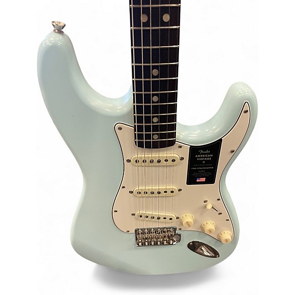 Used Fender American Vintage 1965 Stratocaster Sonic Blue Solid Body Electric Guitar