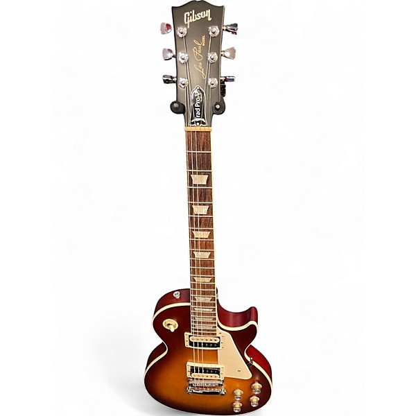 Used Gibson Les Paul Traditional Pro V Iced Tea Solid Body Electric Guitar