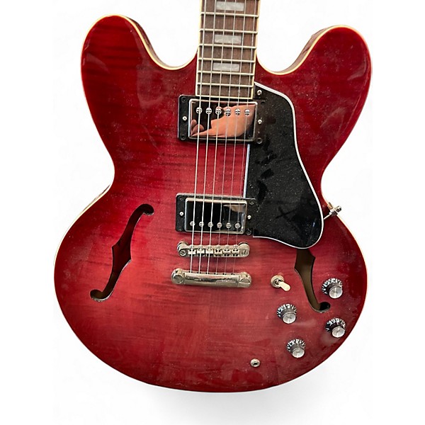 Used Epiphone ES335 Figured rasberry burst Hollow Body Electric Guitar