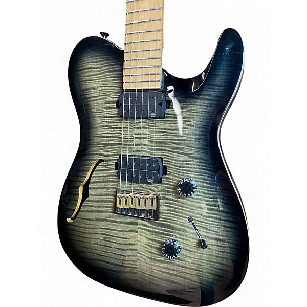 Used Chapman ML3 Pro Modern Trans Black Solid Body Electric Guitar