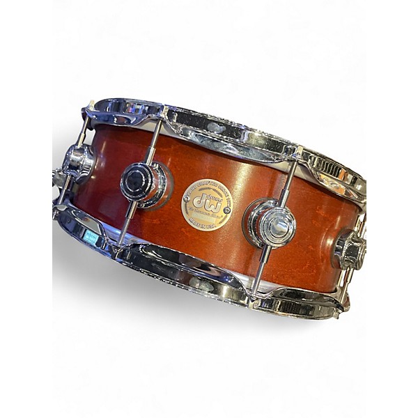 Used DW 6.5X14 Collector's Series Exotic Snare REDWOOD STUMP VANEER Drum