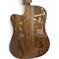 Used Lag Guitars Tramontane Hyvibe thv30dc Natural Acoustic Electric Guitar