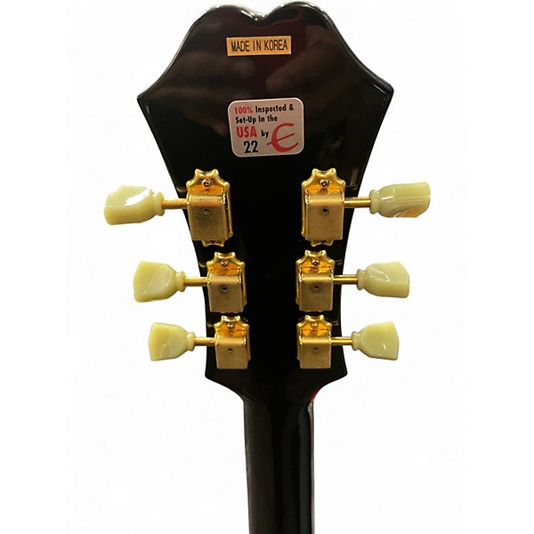 Used Epiphone ZEPHYER REGENT Black Hollow Body Electric Guitar