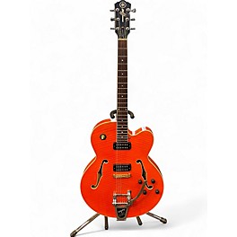 Used Yamaha aes1500b Orange Hollow Body Electric Guitar