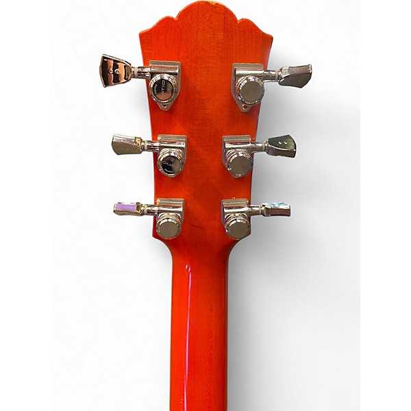Used Yamaha aes1500b Orange Hollow Body Electric Guitar