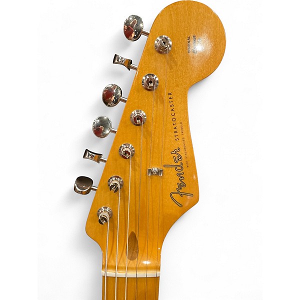 Used Fender Vintera 50s Stratocaster Black Solid Body Electric Guitar