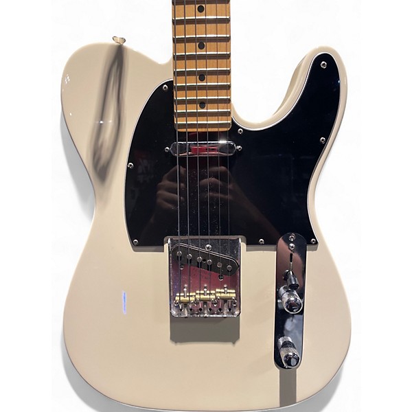 Used 2014 Fender Telecaster Standard Alpine White Solid Body Electric Guitar