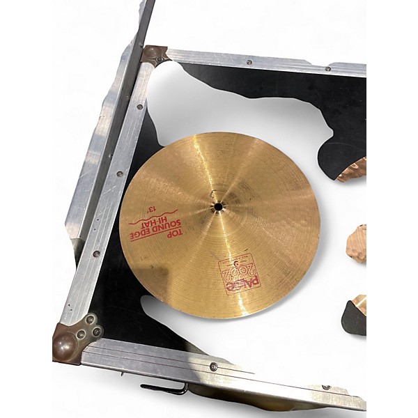 Used Paiste 13in 2002 Sound Edge Hi Hat Cymbal