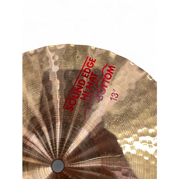 Used Paiste 13in 2002 Sound Edge Hi Hat Cymbal
