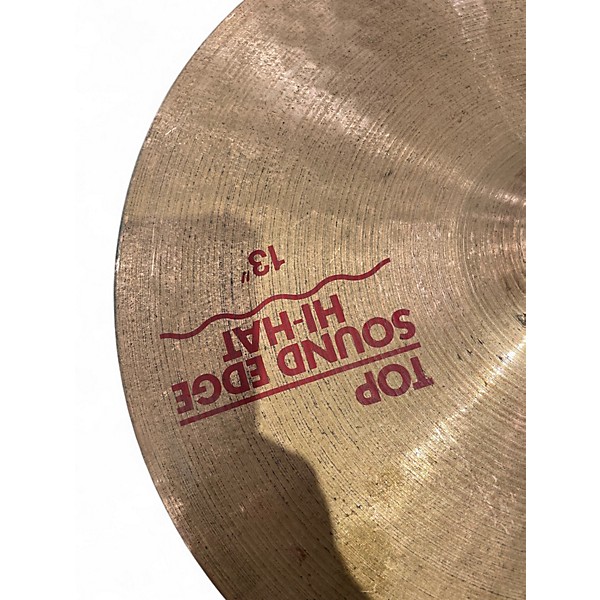 Used Paiste 13in 2002 Sound Edge Hi Hat Cymbal