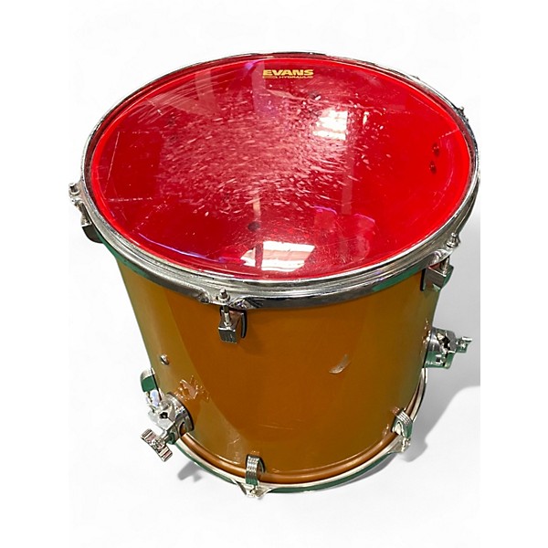 Used Ludwig 6 Piece Element Evolution Orange Drum Kit