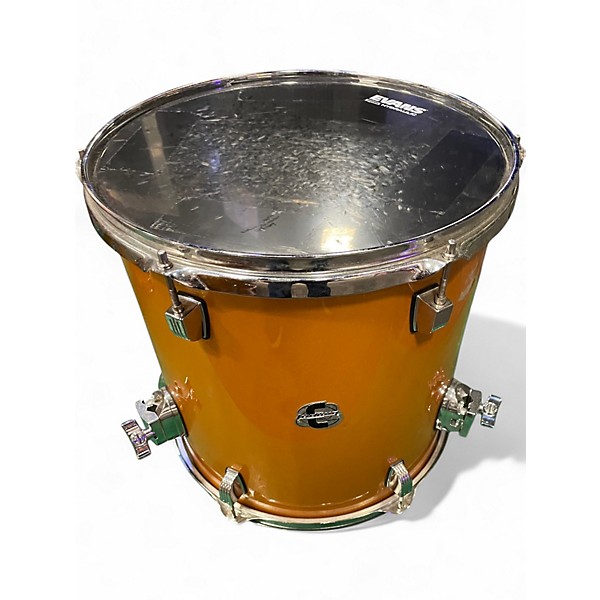 Used Ludwig 6 Piece Element Evolution Orange Drum Kit