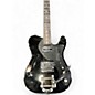 Used James Trussart Steel Caster Deluxe Black Hollow Body Electric Guitar