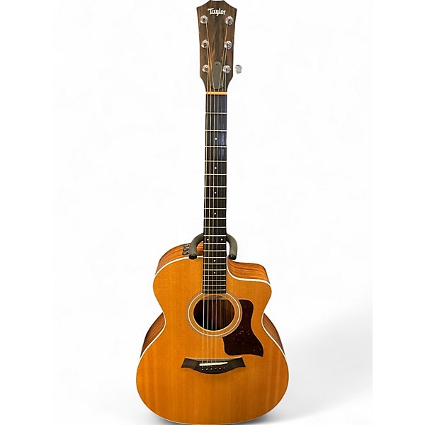 Used Taylor 214E Natural Acoustic Electric Guitar