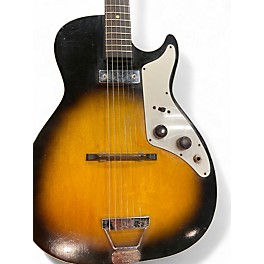 Vintage 1960s Airliner STRATOTONE SUNBURST Solid Body Electric Guitar