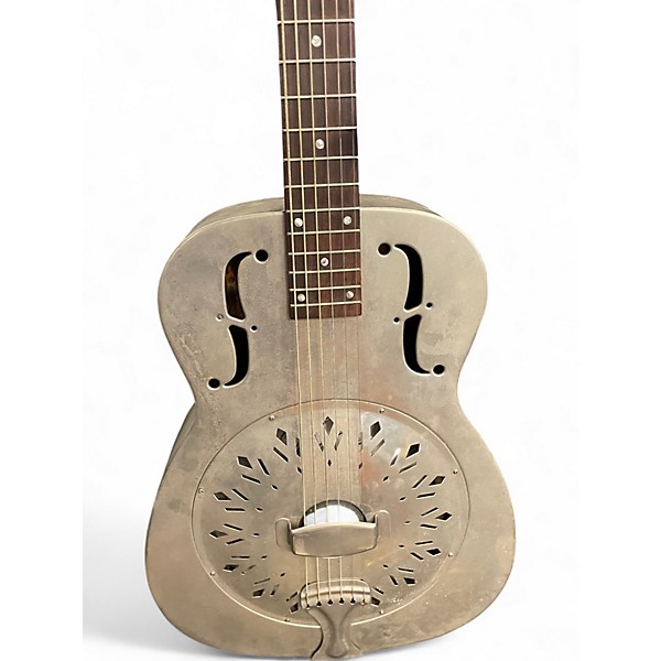 Used National Resophonic Style O metal Resonator Guitar