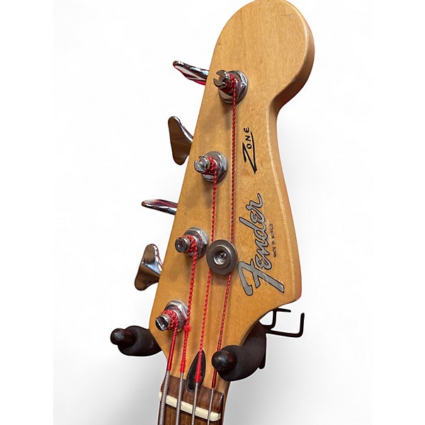 Used 2001 Fender DELUXE ZONE Sienna Sunburst Electric Bass Guitar