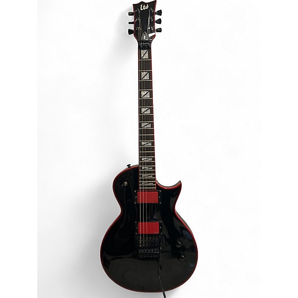 Used ESP LTD GH600 BLACK AND RED Solid Body Electric Guitar
