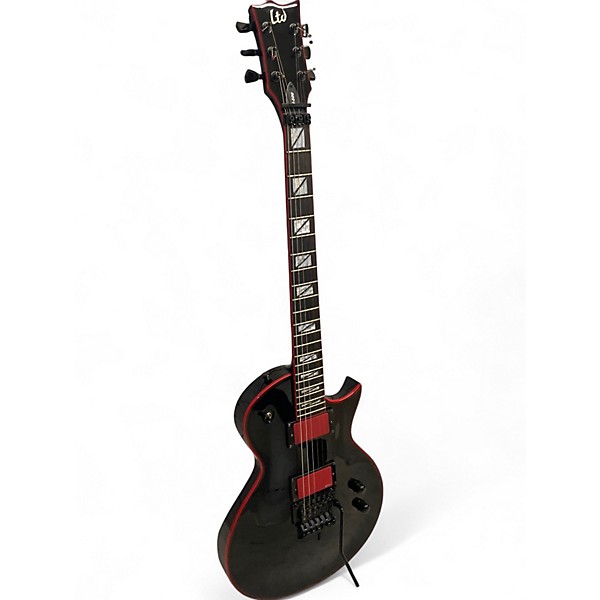 Used ESP LTD GH600 BLACK AND RED Solid Body Electric Guitar