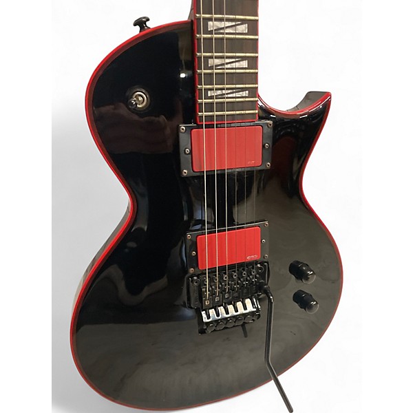 Used ESP LTD GH600 BLACK AND RED Solid Body Electric Guitar