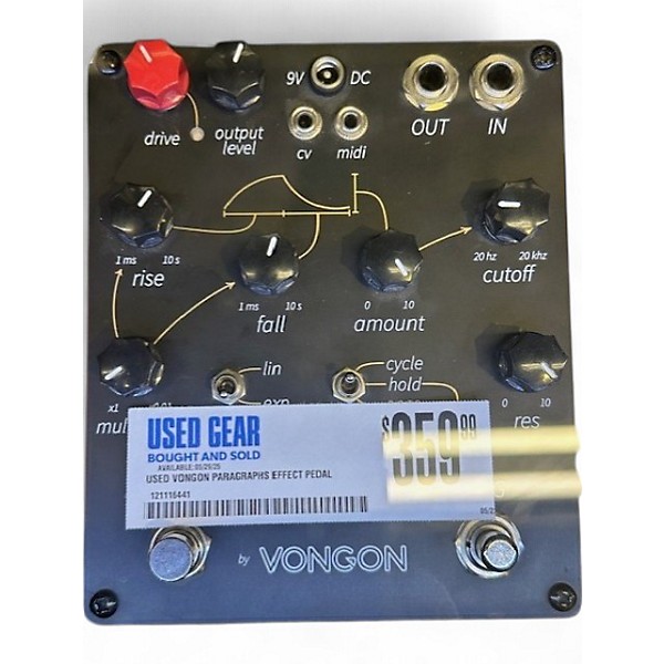 Used Vongon PARAGRAPHS Effect Pedal